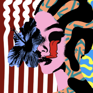 They Never Lie canvas print by Henrix Future Expressionism portrait artwork